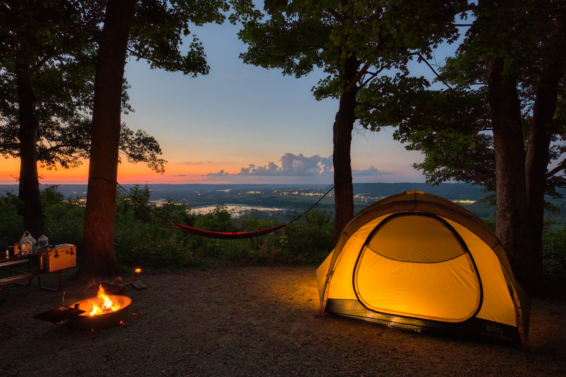 Camping foto