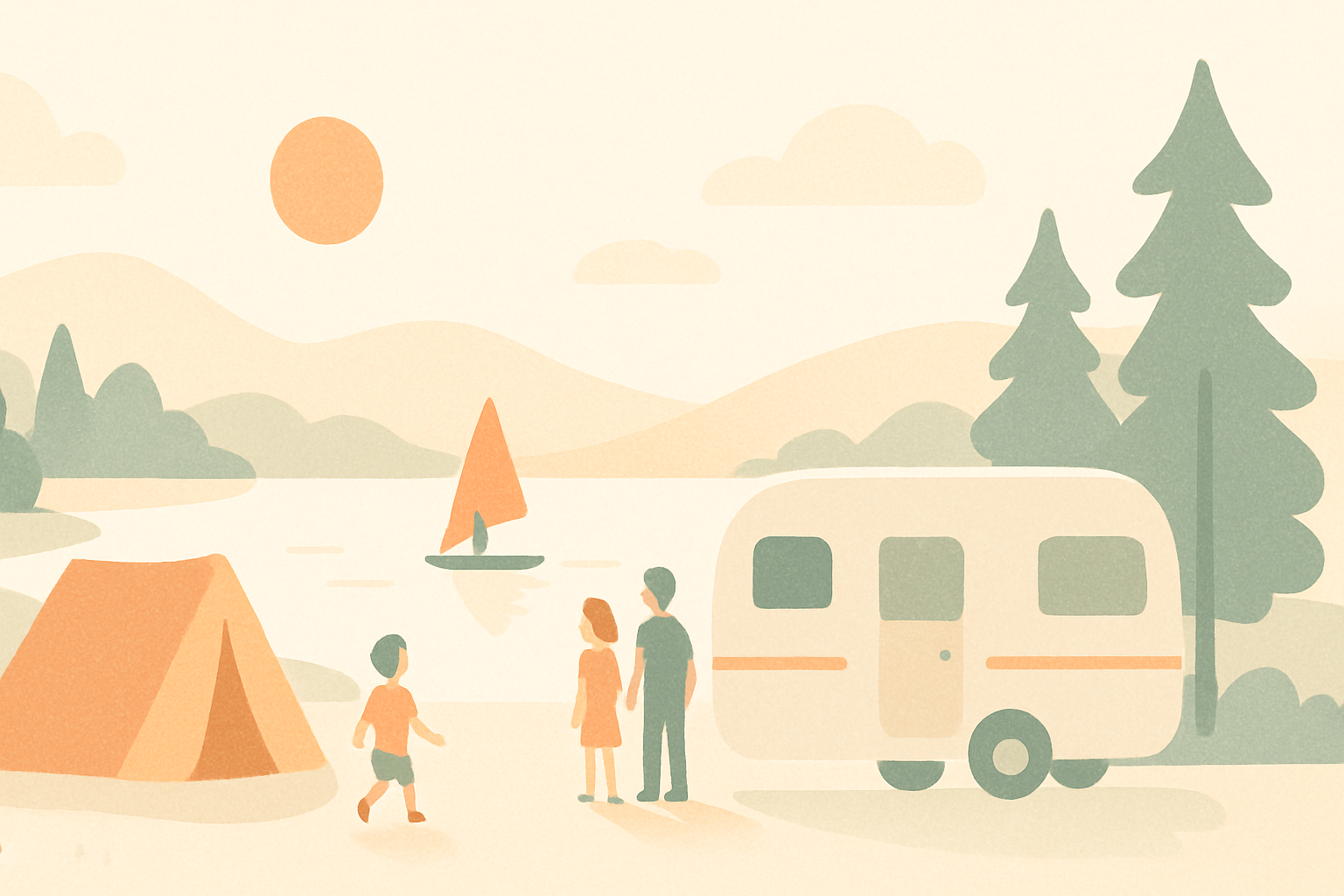 Windsurfen vanaf de camping!